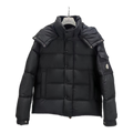 Moncler Maya Matte Hooded Puffer Jacket – Black, Premium Down