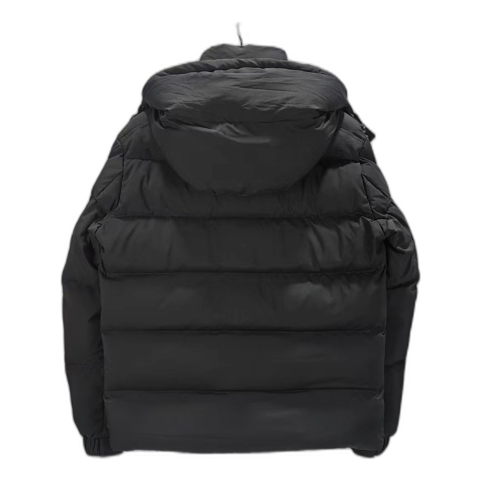Moncler Maya Matte Hooded Puffer Jacket – Black, Premium Down