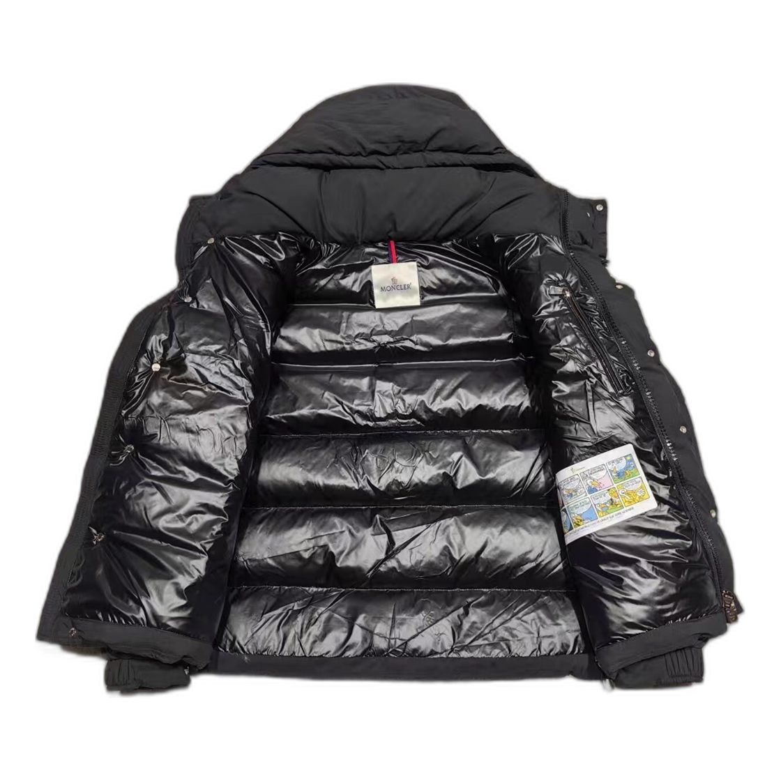 Moncler Maya Matte Hooded Puffer Jacket – Black, Premium Down