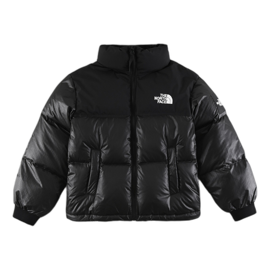 The North Face Nuptse Cropped Puffer Jacket – Black, 700-Fill