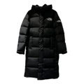 The North Face Hooded Long Puffer Coat – Black, Down Insulated