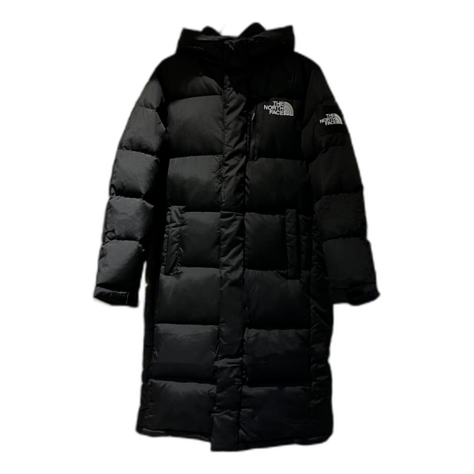 The North Face Hooded Long Puffer Coat – Black, Down Insulated