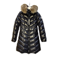 Moncler Fulmarus Chevron-Quilted Hooded Puffer Coat – Black, Geometric Quilt