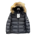 Moncler Fur-Trim Hooded Short Puffer Jacket – Black, Fur Hood