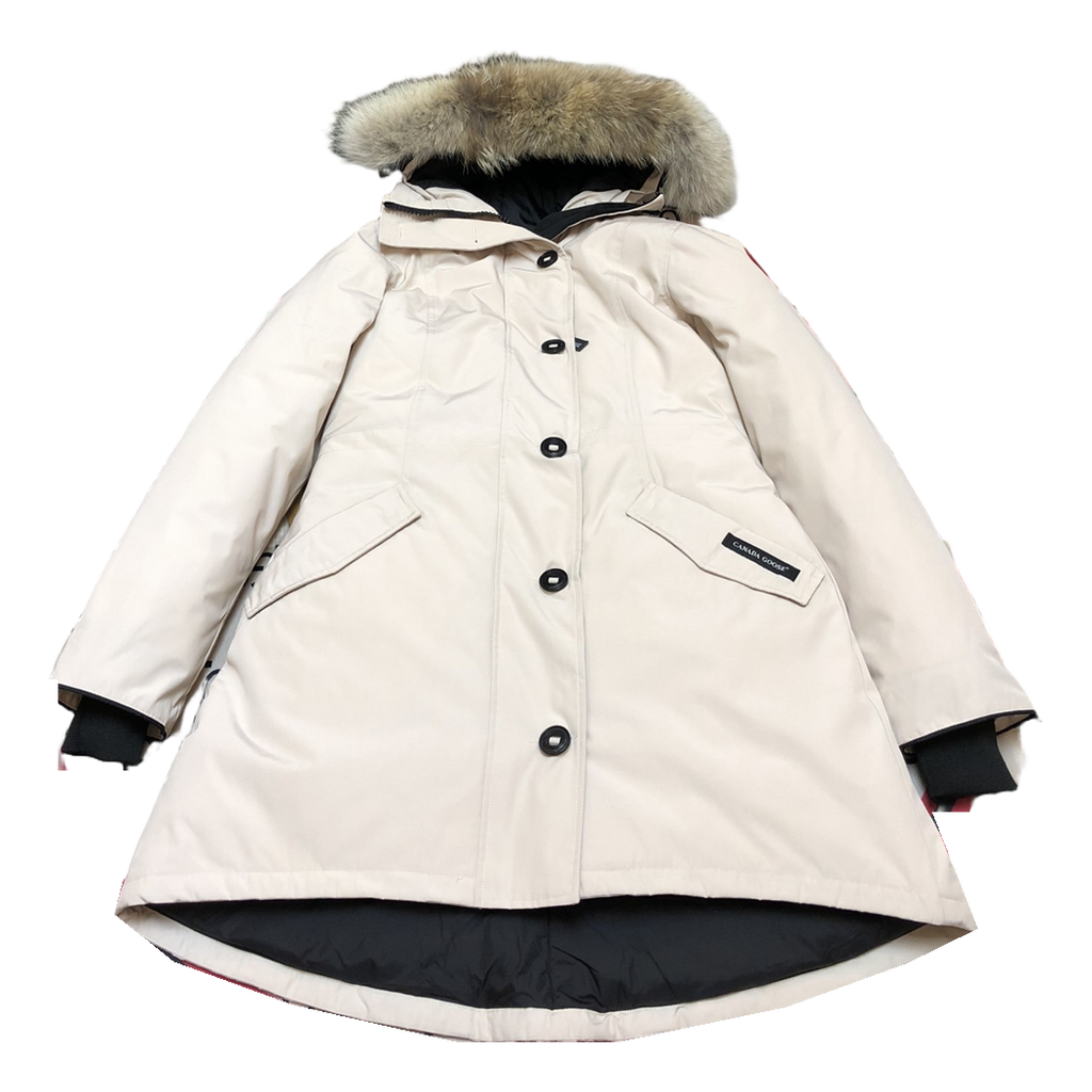Canada Goose Women’s Rossclair Fur-Trim Parka – Tailored Fit, Coyote Fur Hood