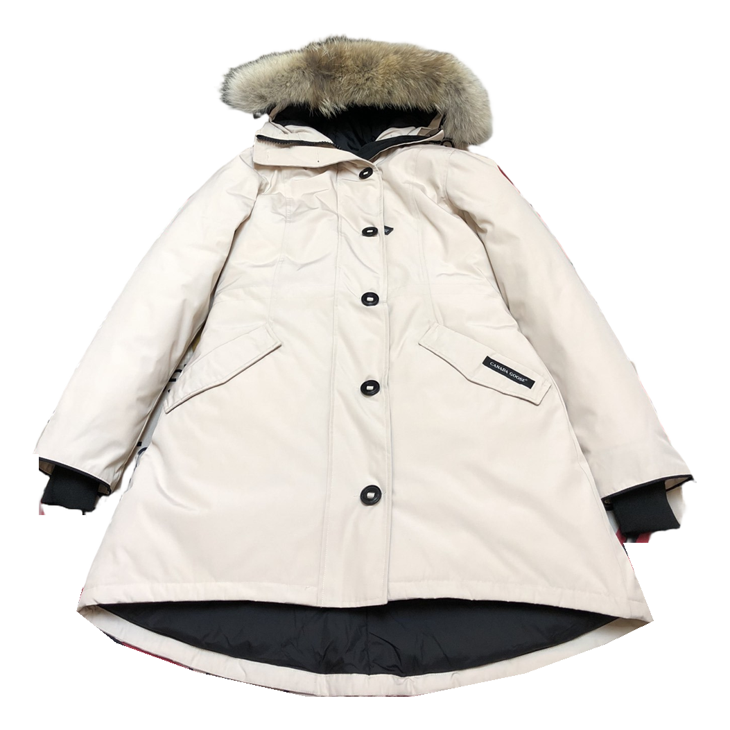 Canada Goose Women’s Rossclair Fur-Trim Parka – Tailored Fit, Coyote Fur Hood