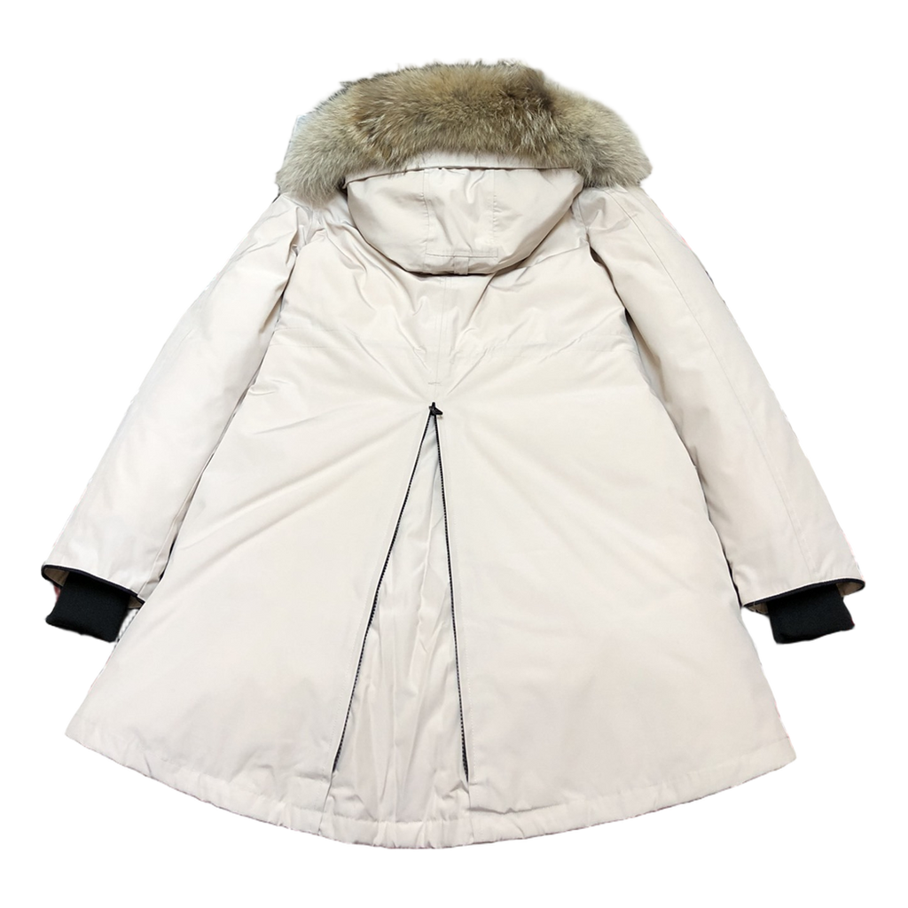 Canada Goose Women’s Rossclair Fur-Trim Parka – Tailored Fit, Coyote Fur Hood