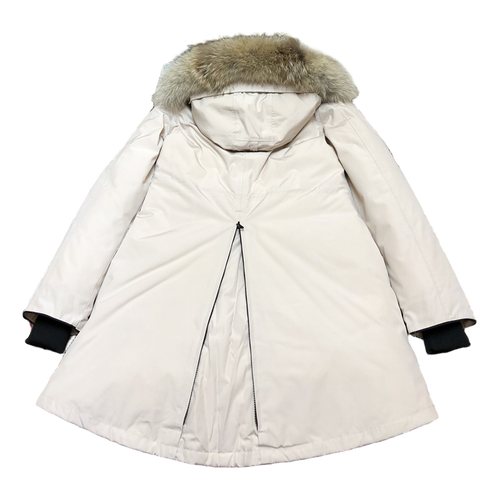 Canada Goose Women’s Rossclair Fur-Trim Parka – Tailored Fit, Coyote Fur Hood