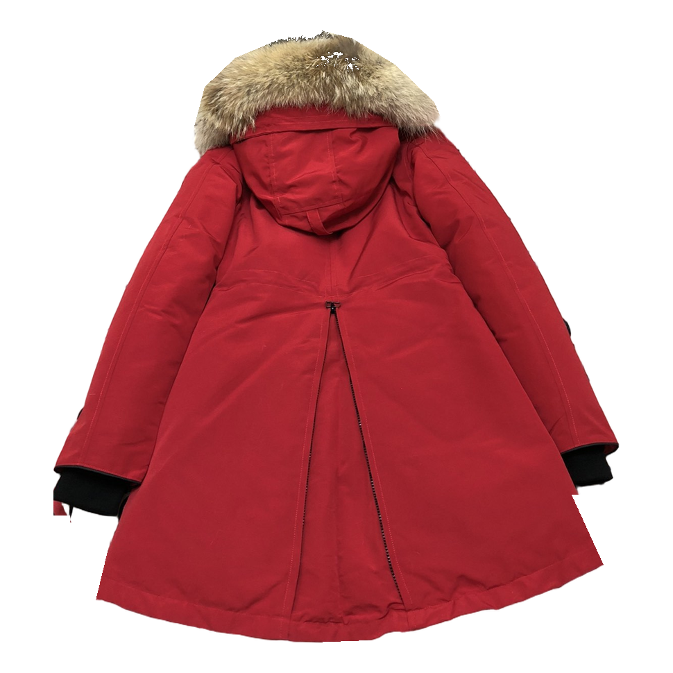 Canada Goose Women’s Rossclair Fur-Trim Parka – Tailored Fit, Coyote Fur Hood