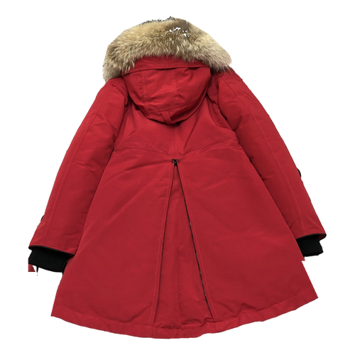 Canada Goose Women’s Rossclair Fur-Trim Parka – Tailored Fit, Coyote Fur Hood