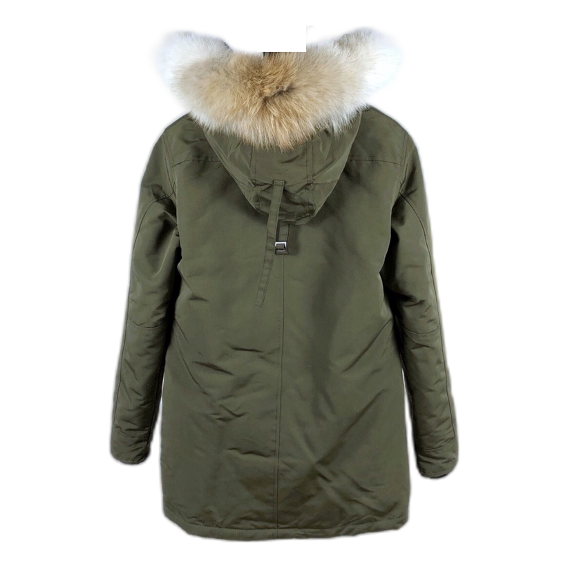 Canada Goose Chateau Fur-Trim Parka – Military Green, 625-Fill Down