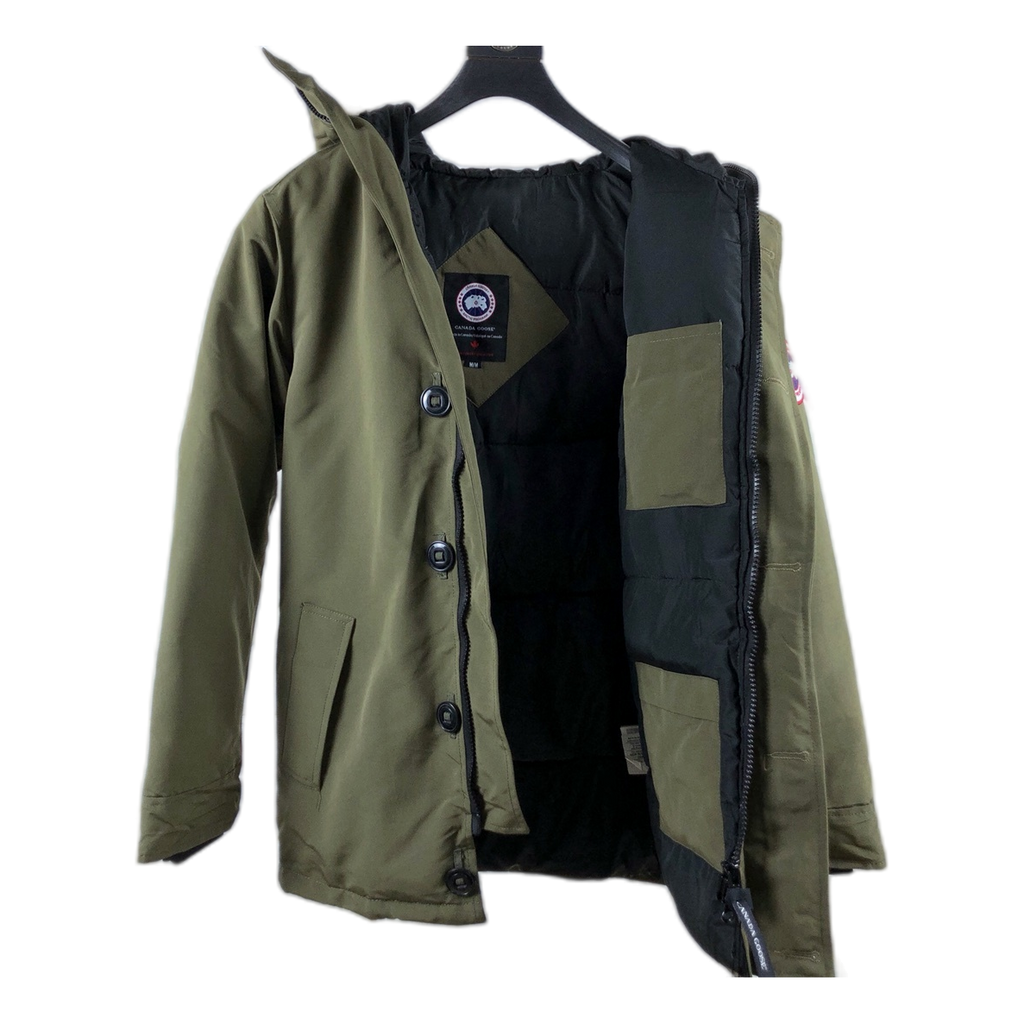 Canada Goose Chateau Fur-Trim Parka – Military Green, 625-Fill Down