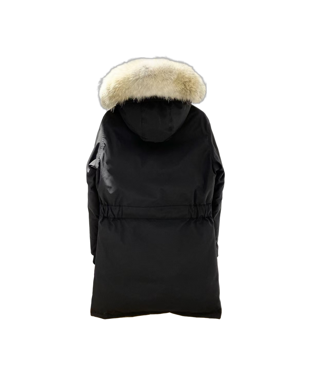 Canada Goose Women’s Trillium Fur-Trim Parka – 625-Fill Down, Coyote Fur Hood