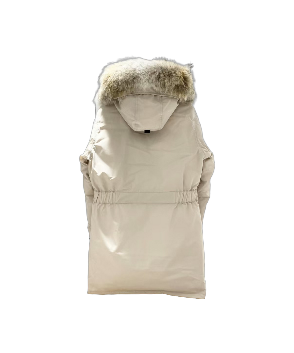 Canada Goose Women’s Trillium Fur-Trim Parka – 625-Fill Down, Coyote Fur Hood