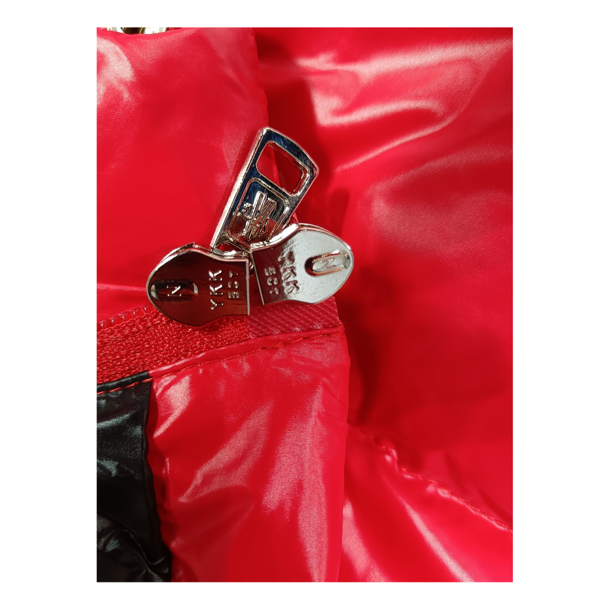 Moncler Hanoverian Glossy Hooded Long Puffer Coat – Red, Premium Down