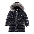 Moncler Fur-Trim Drawstring-Waist Long Puffer Jacket – Shaped Fit, Premium Down