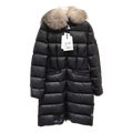 Moncler Four-Pocket Fur-Trim Hooded Long Puffer Coat – Black, Premium Down
