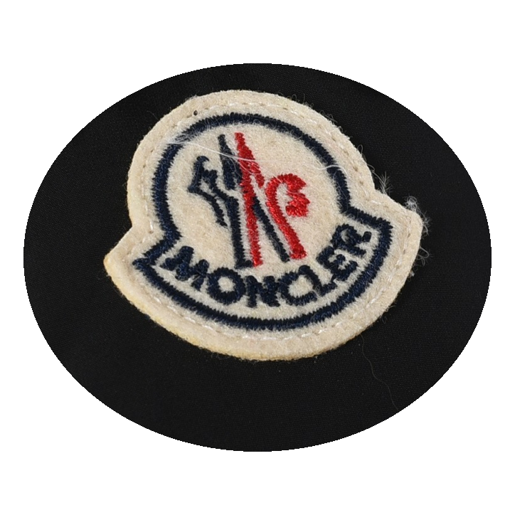 Moncler Khloe Belted Fur-Trim Hooded Long Coat – Black, Premium Down