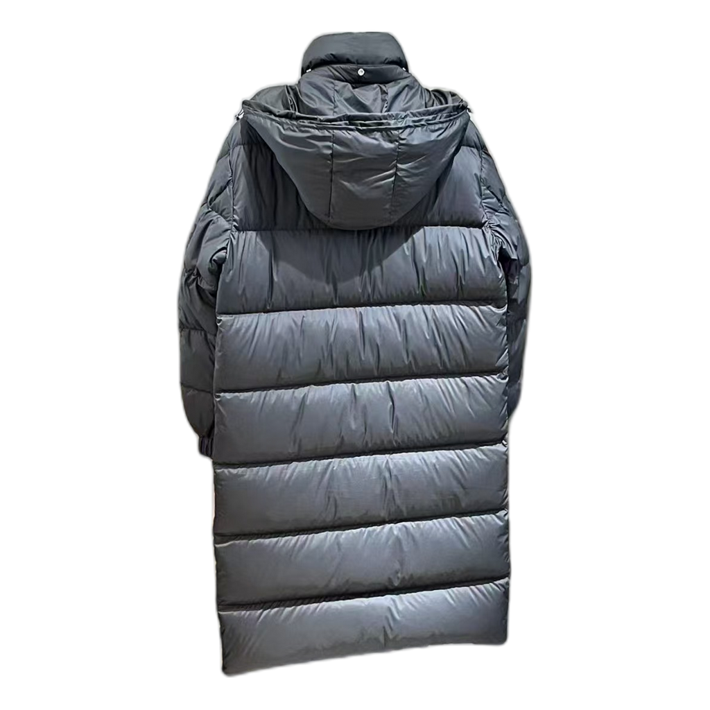 Moncler Hanoverian Hooded Long Puffer Coat – Black, Premium Down