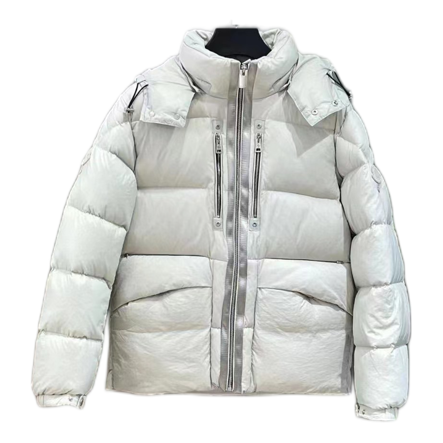 Moncler Double-Zip Hooded Puffer Jacket – Off White, Precision Hardware