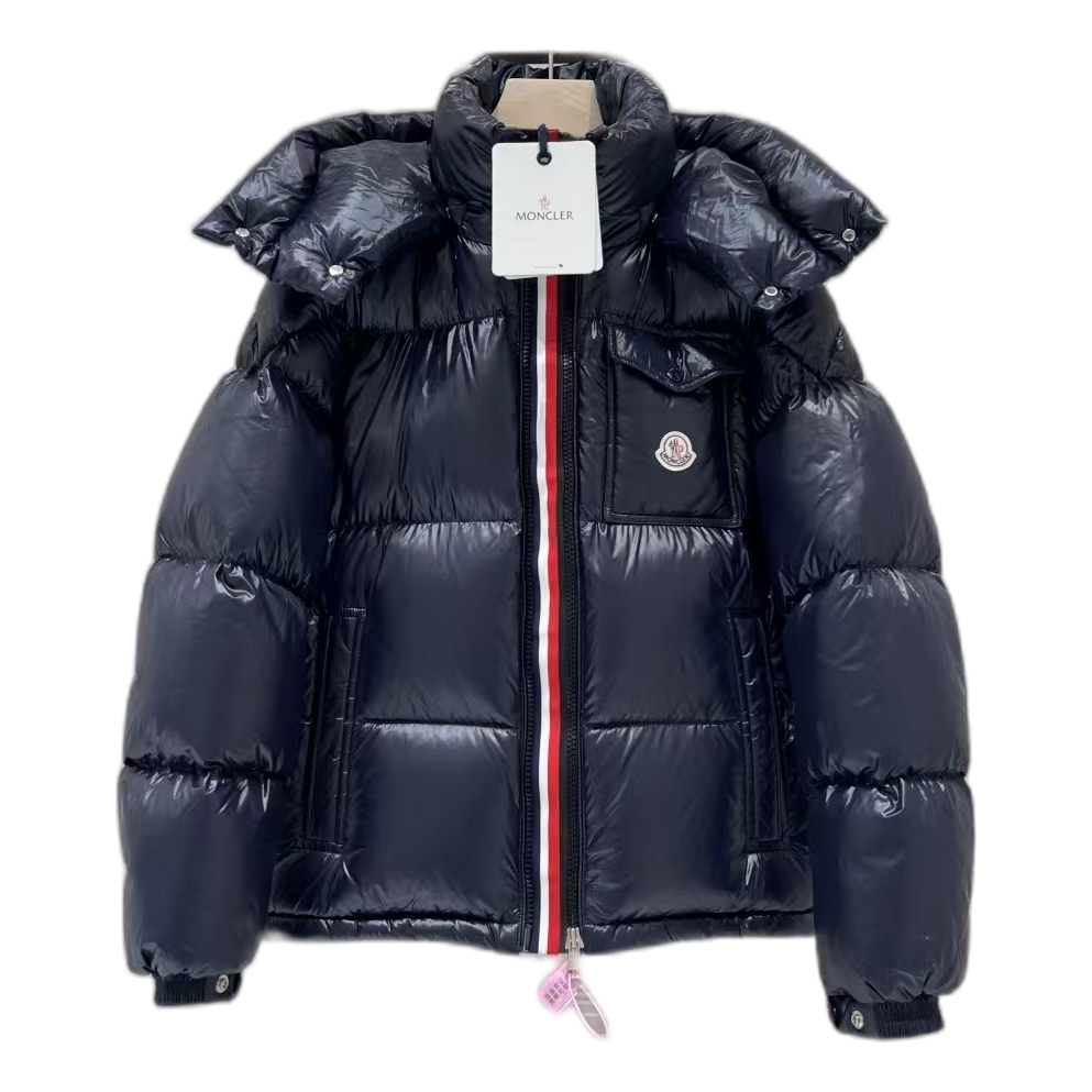 Moncler Montbeliard Hooded Puffer Jacket – Navy, Premium Down