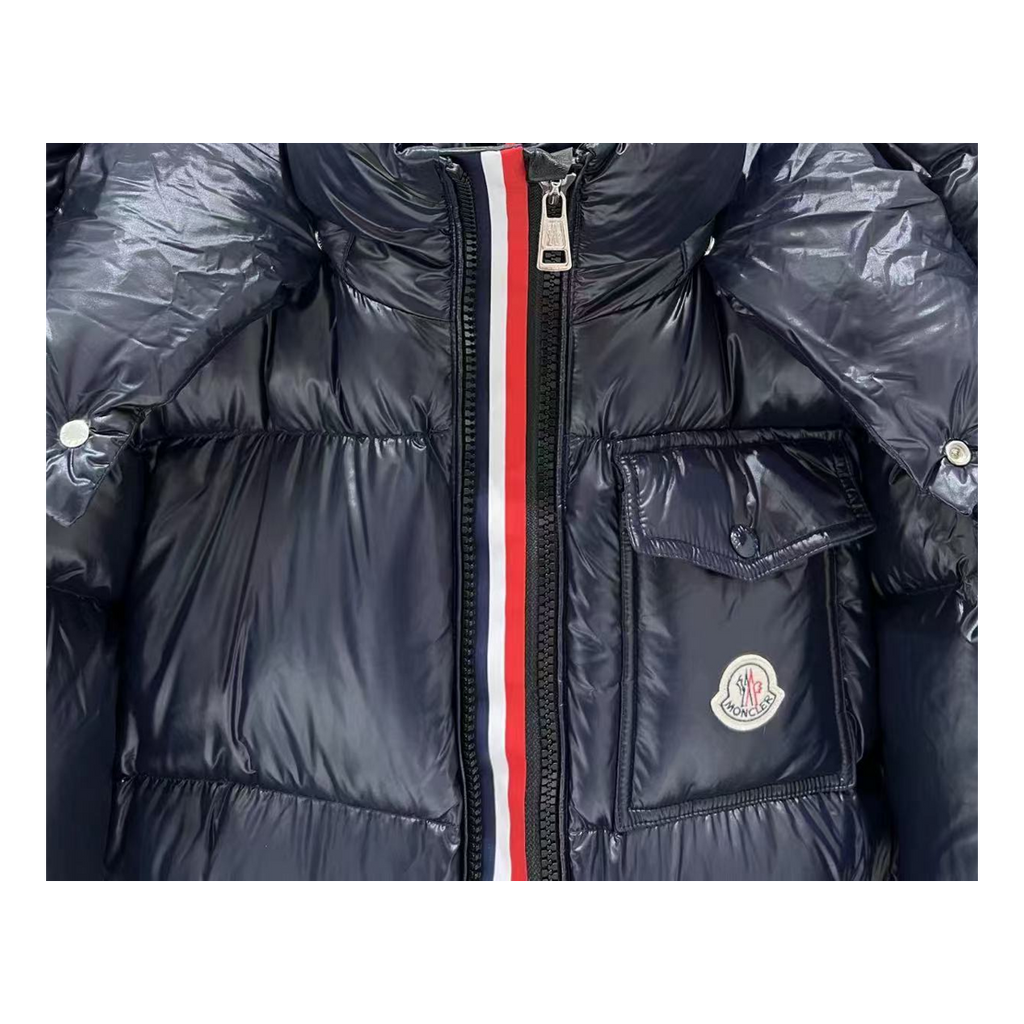 Moncler Montbeliard Hooded Puffer Jacket – Navy, Premium Down