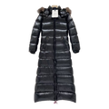 Moncler Hudson Fur-Trim Long Puffer Coat – Premium Down, Fur Trim