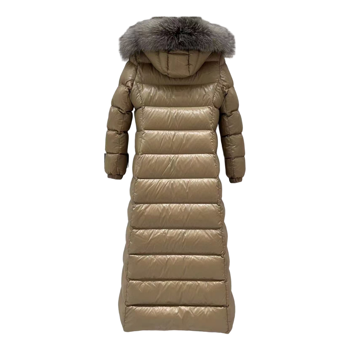 Moncler Hudson Fur-Trim Long Puffer Coat – Premium Down, Opulent