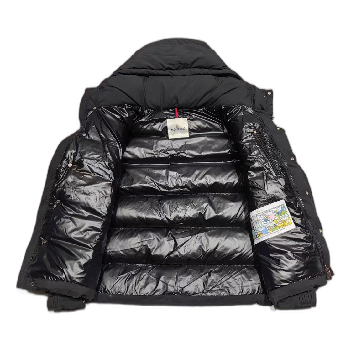 Moncler Maya Matte Hooded Puffer Jacket – Black, Premium Down