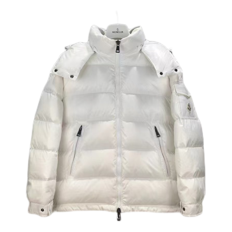 Moncler Maire Hooded Puffer Jacket – Full Length, Premium Down