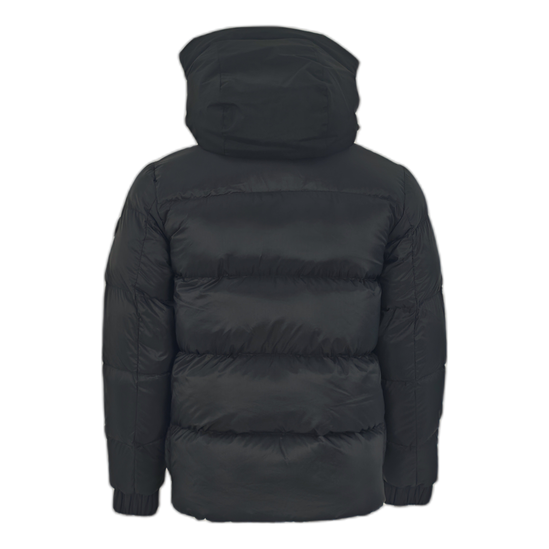 Moncler Tonal-Logo High-Collar Puffer – Black, Premium Down