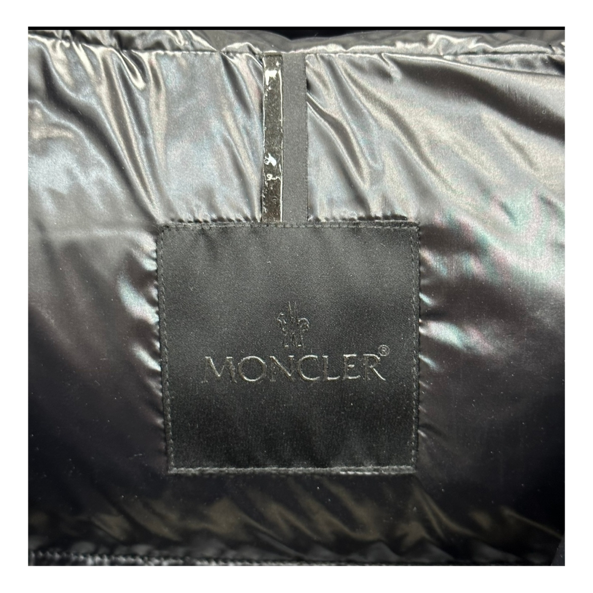 Moncler Tonal-Logo High-Collar Puffer – Black, Premium Down