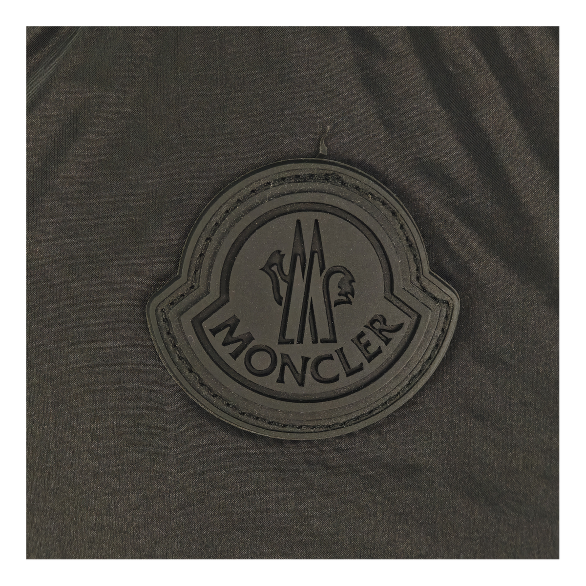 Moncler Tonal-Logo High-Collar Puffer – Black, Premium Down