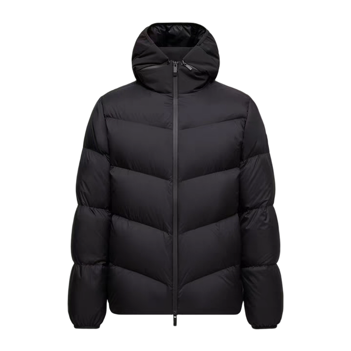 Moncler Forez Hooded Short Down Jacket – Cropped, Structured Hood