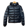 Moncler Gles Glossy Hooded Puffer Jacket – High-Shine, Premium Down
