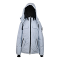 Moose Knuckles Contrast-Pocket Hooded Parka – Colour-Block Pockets, Canadian Down