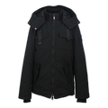 Moose Knuckles Contrast-Pocket Hooded Parka – Colour-Block Design, Canadian Down