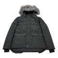 Moose Knuckles Four-Pocket Fur-Trim Hooded Puffer – Coyote Fur, Extreme Cold