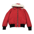 Moose Knuckles Men's Original Ballistic Bomber – Shearling Trim, Black