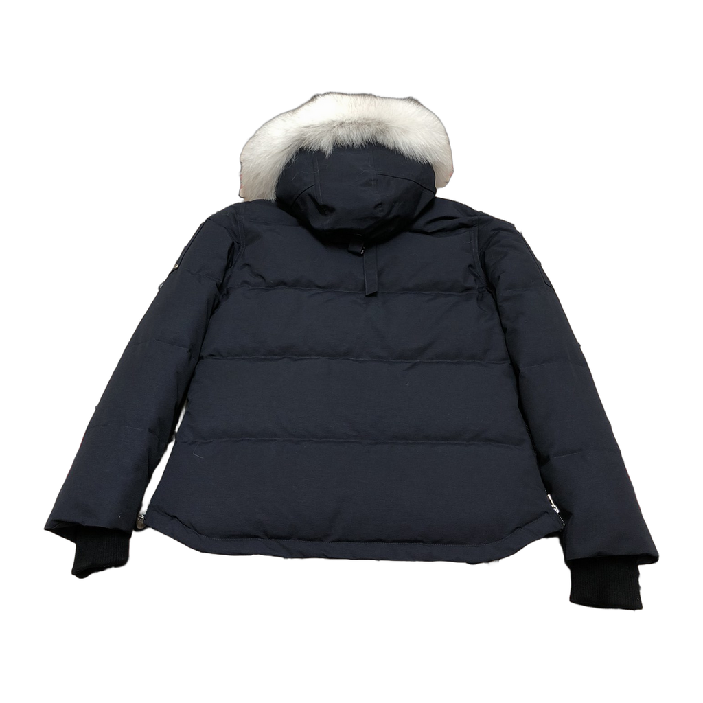 Moose Knuckles Women's Original Shearling-Trim 3Q Jacket – Navy