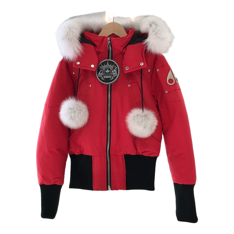 Moose Knuckles Debbie Fur-Trim Bomber – Coyote Fur, Canadian Down