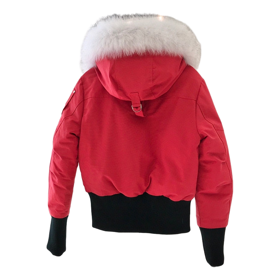 Moose Knuckles Debbie Fur-Trim Bomber – Coyote Fur, Canadian Down