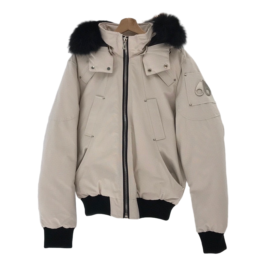 Moose Knuckles Ballistic Fur-Trim Bomber – Coyote Fur, Canadian Down