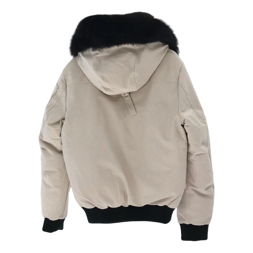 Moose Knuckles Ballistic Fur-Trim Bomber – Coyote Fur, Canadian Down