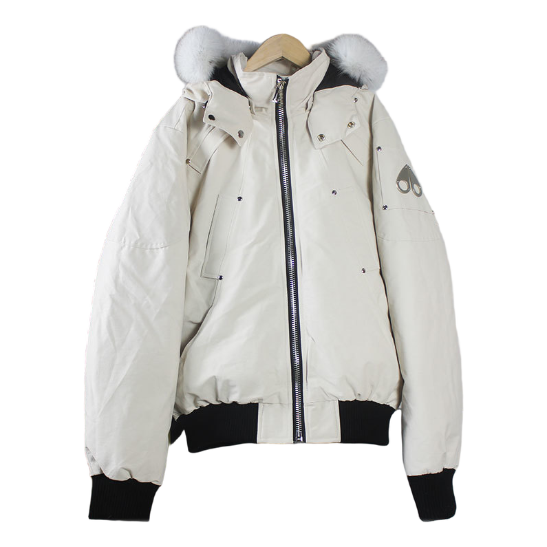 Moose Knuckles Ballistic Fur-Trim Bomber – Coyote Fur, Ballistic-Grade Build