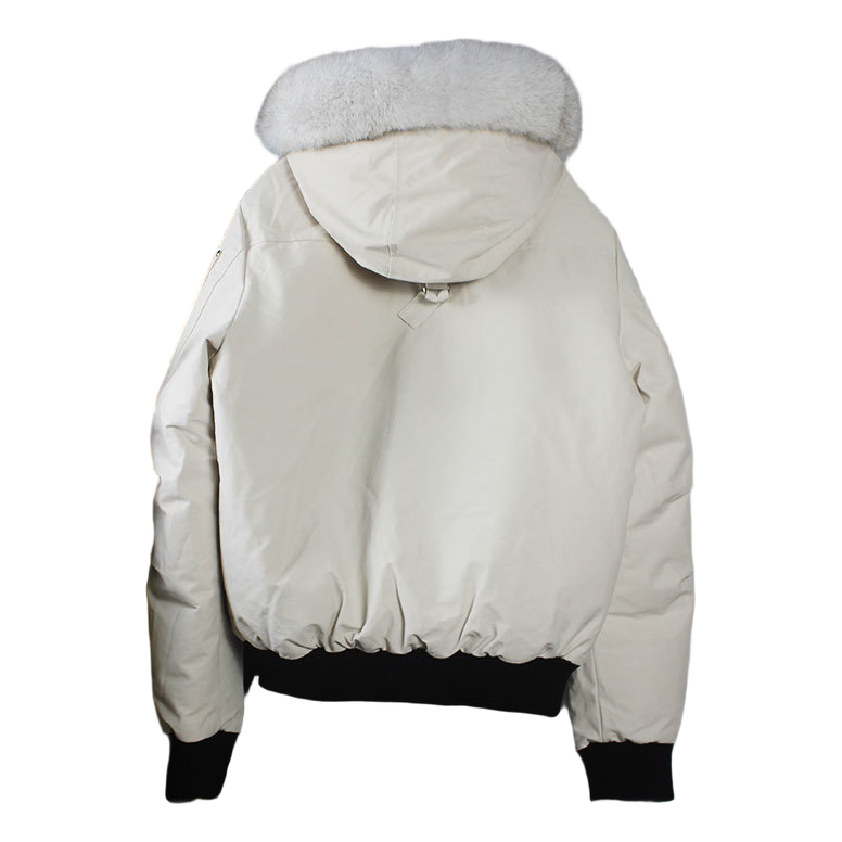 Moose Knuckles Ballistic Fur-Trim Bomber – Coyote Fur, Ballistic-Grade Build