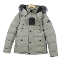 Moose Knuckles Four-Pocket Fur-Trim Quilted Jacket – Coyote Fur, Canadian Down