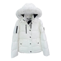 Moose Knuckles Chest-Zip Fur-Trim Hooded Puffer – Coyote Fur, Canadian Down