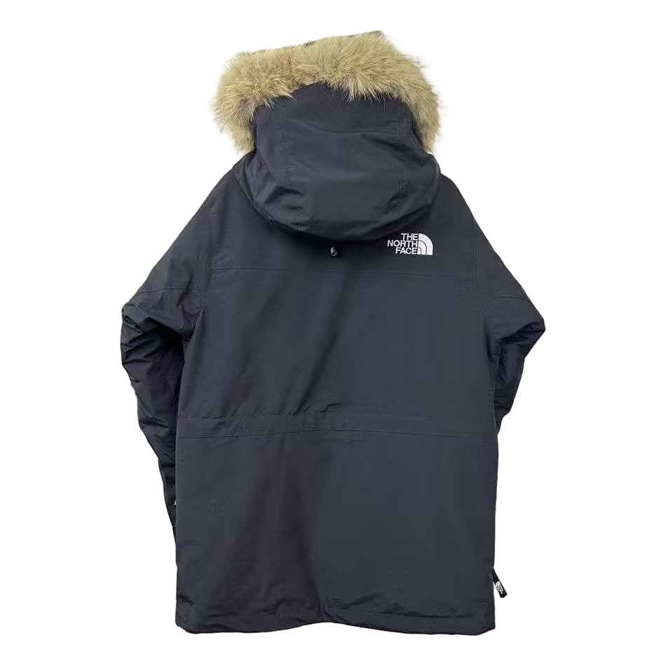The North Face Fur-Trim Hooded Parka – Graphite, 4-Pocket Down
