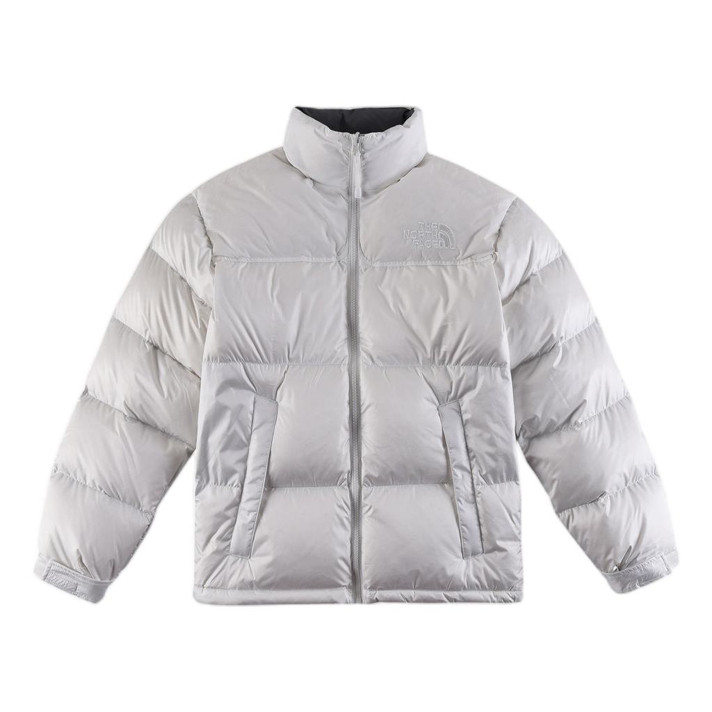 The North Face Contrast-Panel Puffer Jacket – Stand Collar